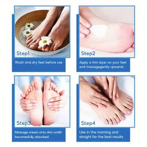 Crème de massage à l'huile de lavande et à l'urée, marque privée OEM, pour adoucir et hydrater les talons gercés, les mains sèches, les coudes exfoliés et les genoux rugueux - Product Image 4