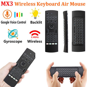custom <span class=keywords><strong>mini</strong></span> wireless air remote mouse portable <span class=keywords><strong>one</strong></span> hand touchpad gaming keyboard and mouse for android tv box smart tv - Product Image 2