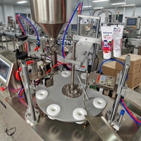 Machine de scellage de tubes à ultrasons 40 pièces/min, pour le remplissage et le scellage de tubes cosmétiques, scelleuse de tubes PE PP pour dentifrice