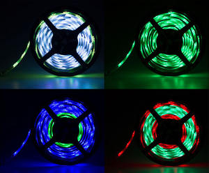 Luz de sinfonía externa sin control con circuito integrado, resistente al agua con epoxi, efecto meteoro y voltaje para marquesinas. - Product Image 5