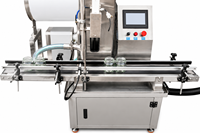 Machine de remplissage automatique à convoyeur à prix d'usine, trémie 10ml-20000g, pompe à engrenages, servomoteur, pour eau, lotion, crème, shampoing