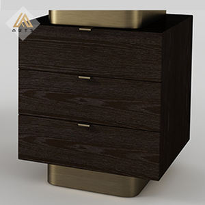 Muebles de oficina modernos para el hogar, escritorio de madera con patas de <span class=keywords><strong>metal</strong></span> y cajones, de acero inoxidable, gran oferta - Product Image 2