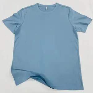 थोक 2023 ग्रीष्म कपास रंगीन रिक्त यूनिसेक्स टी शर्ट के कपड़े टी शर्ट के लिए पुरुषों विविध बुना हुआ रिक्त टी Shstockings