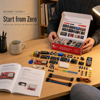 Kit d'apprentissage pour débutants avec carte de développement ESP32 pour montage DIY R3, nouveau kit de programmation robotique
