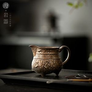 ถ้วยเซรามิกเคลือบทองสามขาแบบดั้งเดิมสไตล์จีนสำหรับใช้ในบ้าน - Product Image 1