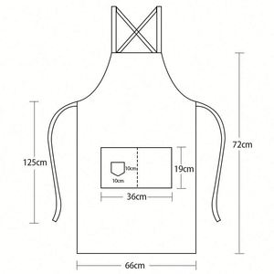 Delantal de Cocina Desechable de Algodón Impermeable y Resistente al Aceite para Barberos, Baristas y Uso General, con Función de Limpieza de Manos - Product Image 3