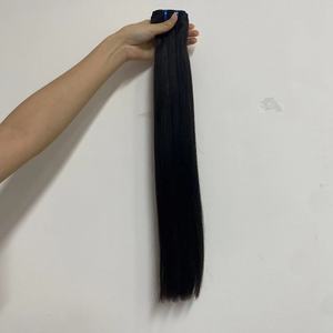 Extensiones de Cabello <span class=keywords><strong>Humano</strong></span> Remy Vietnamita Super Double Drawn, 100% Grueso, Ondulado, Trama Doble a Máquina, 100g, 12a - Product Image 5