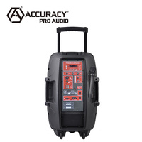 Enceinte active portable rechargeable Accuracy Pro Audio CSL15BZ-V1BP-BT 15 pouces 50W avec radio FM