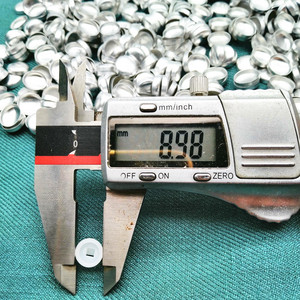 Nút Tự Bọc 18L 11.5Mm Với Thân Nhựa, Nút Tự Bọc Vải Thân Màu Trắng - Product Image 5