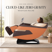 Fauteuil de massage inclinable OYEAL de luxe moderne 3D à gravité zéro en cuir PU, compatible OEM et ODM, avec commande vocale intelligente pour un confort optimal