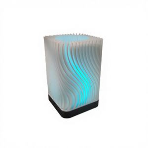 3D-печатная хрустальная светодиодная настольная лампа с USB-зарядкой, сенсорным управлением, ночник, <span class=keywords><strong>3</strong></span> цвета освещения, индивидуальный дизайн - Product Image 3