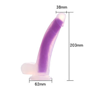 Pene resistente al agua de diseño de moda para mujer, pene grande de silicona negra para hacer consolador, Juguetes sexuales - Product Image 6