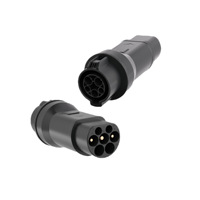 Nouvel adaptateur de charge pour véhicules électriques J1772 Type 1 vers GBT, convertit chargeur Type 2 EU, prise étanche 32A