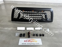 Camionnettes accessoires de voiture calandre de pare-chocs avant pour Dodge RAM 2500 10-18 gril avec lumière