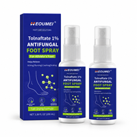Spray Pied d'Athlète Tolnaftate 1% 100ml pour les démangeaisons, les brûlures, les fissures et les desquamations – Soin des pieds