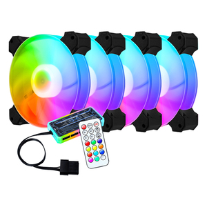 Sẵn Sàng Giao Hàng Tản Nhiệt Máy Tính Vỏ Máy Tính Quạt Làm Mát Quạt Thông Gió RGB Quạt Chơi Game LED Làm Mát Sâu CPU Cho Game Thủ - Product Image 1