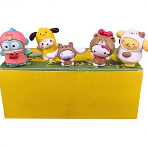 ของตกแต่งรูปคนน้อยน่ารัก คัพแฮงเกอร์ ทีเฟรนด์ ดีไซน์น่ารัก  แบบกล่องสุ่ม  งานพลาสติก - Product Image 1