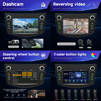 Radio para Auto BQCC de 7 Pulgadas con Pantalla IPS, Reproductor Multimedia Carplay MP5, Mirrorlink, RDS, BT, FM, Estéreo para Auto, Colorido, para Toyota RAV4 06-12