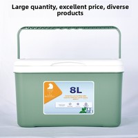 Glacière isotherme en PVC de 8 litres, portable, pour voiture et extérieur, compacte, pour vin, vaccins et conservation du lait maternel