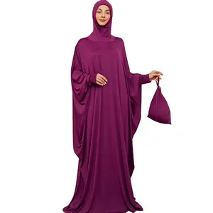High quality muslim dress for prayer one piece prayer Islamic kaftan