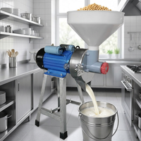 Moulin à lait de soja électrique commercial, moulin à farine, machine à broyer la pulpe de riz, broyeur de céréales haute efficacité