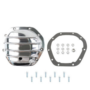 Aluminum Alloy Differential Cover For Dodge Ford Jeep Dana Chevrolet 44 Front Rear <b>Polished</b> <b>Black</b> IMP028 - Product Image 1