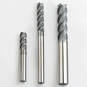 Fraises à bout en carbure à revêtement gris de haute dureté 60 degrés pour l'usinage CNC de l'acier inoxydable D3-4*50L/6*75L/6*100L/12*100L - Product Image 2