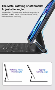 Clavier avec pavé tactile magique, rétroéclairage RVB, clavier sans fil personnalisé pour iPad Air 4 10.9, iPad 10e génération 10.9 pouces 2022 - Product Image 2