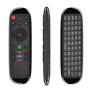 Venta al por mayor voz Air <span class=keywords><strong>mouse</strong></span> 10m distancia de funcionamiento M6 control remoto inalámbrico con Mini teclado inteligente de fábrica - Product Image 1