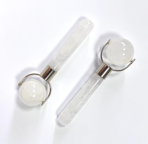 ลูกกลิ้งนวดหน้าหยกขาวธรรมชาติแบบหัวเดียว - Product Image 5