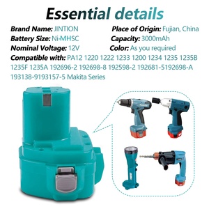 JINTION NIMH <span class=keywords><strong>SC</strong></span> <span class=keywords><strong>3000</strong></span> мАч 12 В nimh перезаряжаемая батарея <span class=keywords><strong>ni</strong></span>-<span class=keywords><strong>mh</strong></span> батарея для Makita 12 В батарея 1220 1222 1233 1200 1201 1234 1235 - Product Image 4