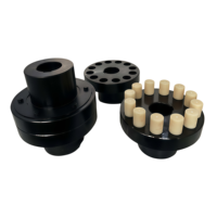 Accouplement flexible à broches SFS OEM de haute qualité et haute précision en acier au carbone 45, structure universelle, garantie 1 an