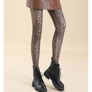 Vente <span class=keywords><strong>en</strong></span> gros de collants moulants de haute qualité rétro pour femmes, <span class=keywords><strong>bas</strong></span> <span class=keywords><strong>en</strong></span> <span class=keywords><strong>Nylon</strong></span> Sexy à imprimé léopard - Product Image 2