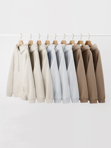 100% coton épais français Trèves haute qualité vierge ultra-moderne tenue décontracté logo personnalisé pull à capuche - Product Image 6