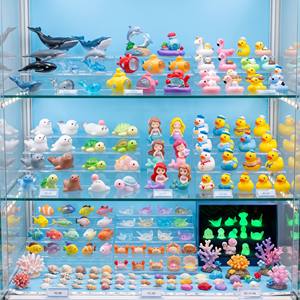 Figura de Resina <span class=keywords><strong>3D</strong></span> de <span class=keywords><strong>Animales</strong></span> Marinos: Ballena, Delfín, Tortuga Marina, Pez, Rayo, Concha, Coral, Brillante en la Oscuridad, Translúcida, para Piscina, Playa, Arena, Océano, Submarina - Product Image 5