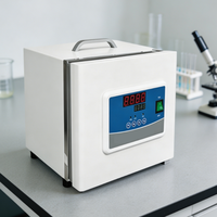 Incubateur de culture bactérienne portable, contrôle de température PID, 2L, 6L, 16L, chauffage par quatre côtés, acier inoxydable, fonction minuterie