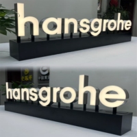 Bandes LED personnalisées Daco Sign, caractères acryliques lumineux, design gratuit, étanches IP65, multicolores, publicité, décoration directionnelle