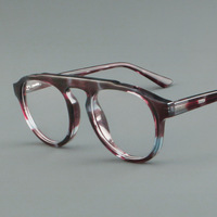 Gafas de Sol Redondas Retro Nuevas al por Mayor, Gafas de Diseñador 2025, Monturas de Gafas de Acetato para Mujer y Hombre