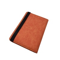 Set Dompet Multifungsi Tas Kartu Kulit PU Kustom, Dompet Sarung Paspor Bepergian Ringan dan Portabel