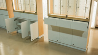 Présentoir à lunettes Présentoir de lunettes de soleil Présentoir de magasin d'optique au détail Design de vitrine