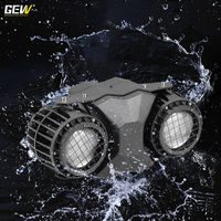 Projecteur LED COB DMX étanche IP65 2x100W 200W pour éclairage d'ambiance de scène
