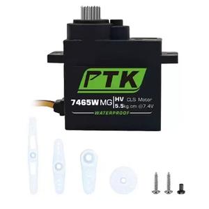 เซอร์โวมอเตอร์ดิจิตอลขนาดเล็ก PTK 7465W MG 9g กันน้ำ แรงบิด 5 กก. สำหรับหุ่นยนต์ ปีกตรึง หมุนได้ 180 องศา - Product Image 4