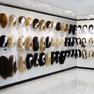 卸売りグラスファイバー製マネキンヘッド壁マウントバストウィッグ美容帽子 & スカーフディスプレイサロン用 - Product Image 1