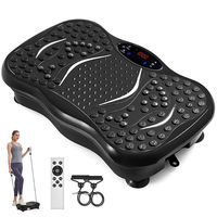 Plataforma Vibratoria para Ejercicios en Casa, Máquina de Ejercicio con Función de Masaje