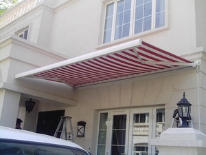 Toldos de tela retráctiles de aluminio, toldo para sombra de sol al aire libre - Product Image 5