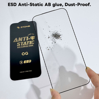 Protection d'écran en verre trempé anti-rayures OG Glass Hardness pour 17 Pro Max, couverture intégrale sans bulles, film de protection d'écran pour téléphone portable