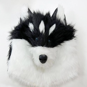 Máscara de Cabeza de <span class=keywords><strong>Husky</strong></span> para Mascotas, Máscara Realista de Animal de Cabeza Completa, Disfraz Peludo para Perros, Cosplay para Halloween, Carnaval y Fiestas - Product Image 5