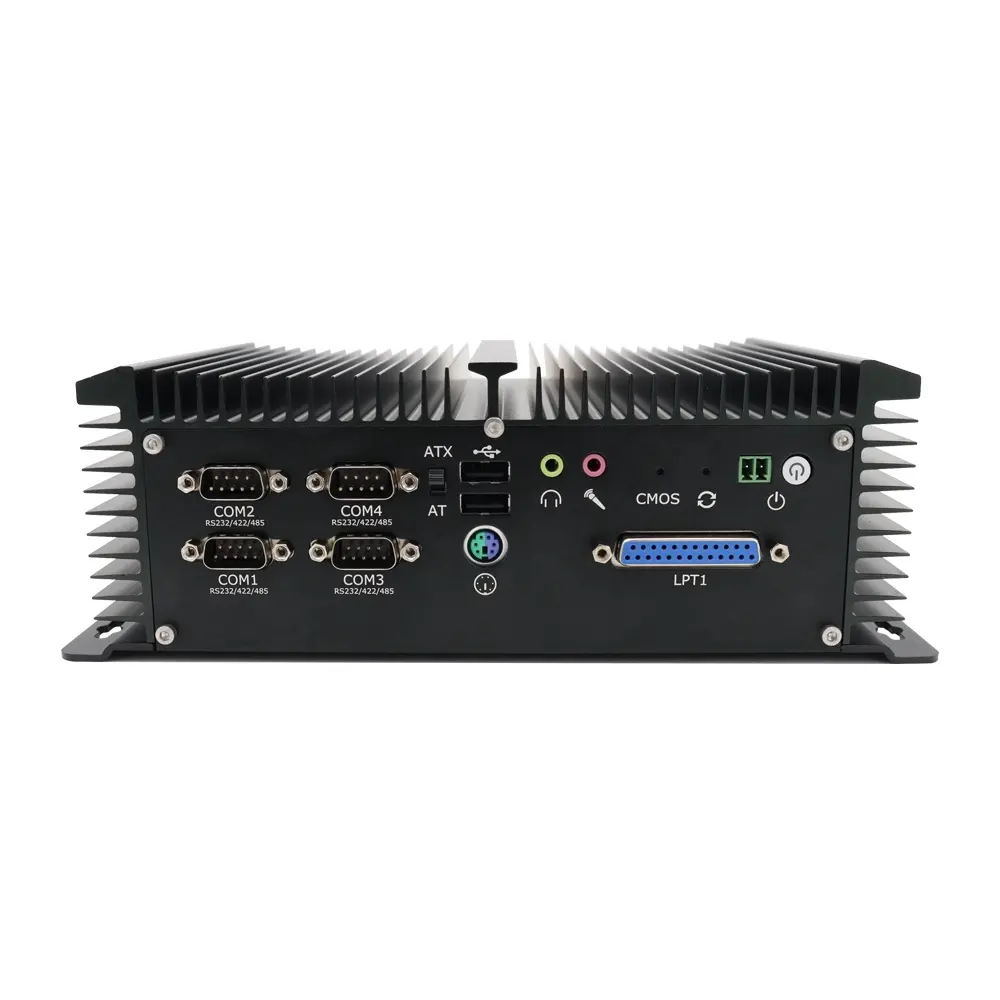 Самый дешевый, Barebone, мини-ПК J1900, четырехъядерный, встроенный, безвентиляторный, промышленный ПК, 6 * COM-порт, LPT, двойная LAN Pfsense, мини-сервер VGA, HD, htpc