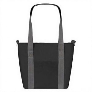 Sac à main artisanal perlé en tissu solide avec fermeture ouverte - Product Image 2
