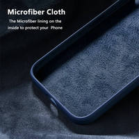 Coque en silicone liquide pour iPhone 15 Pro Max, qualité PC rigide, compatible avec 14 Plus, 13, 12 Mini, 11, XS, XR, 6, 7, 8 Plus, SE 2020